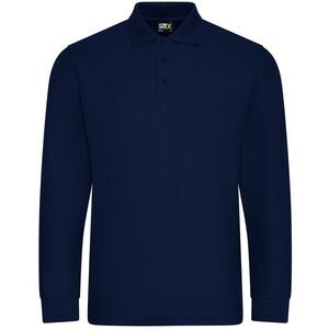 PRORTX Mens Long-Sleeved Polo Shirt / Navy